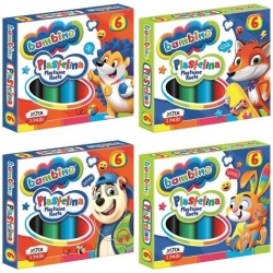 Plastilin Bambino 6 Farben
