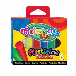 Plastelina 6 kolorów Colorino