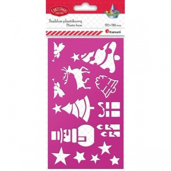 Plastic Christmas template...