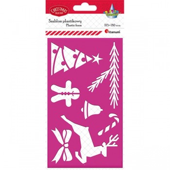 Plastic Christmas template...