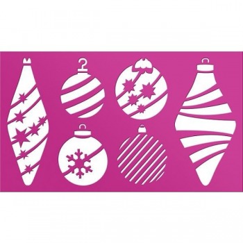 Plastic Christmas template...