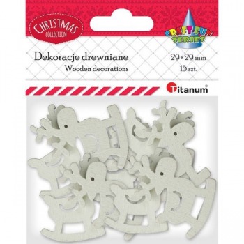 Wooden decorations 15 pcs...