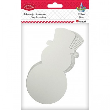 Foam snowman 10 pcs 22 cm...
