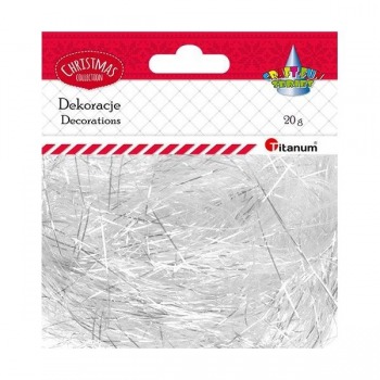 Angel hair 20g white pearl...