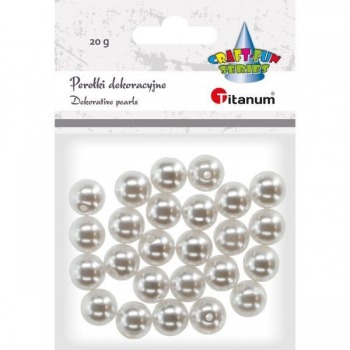Decorative white pearls 12...