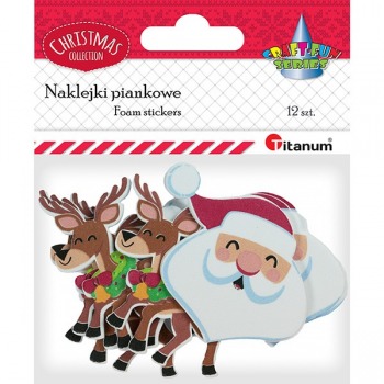 Naklejki piankowe 12 szt...