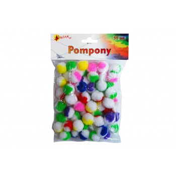 Zweifarbige Pompons,...