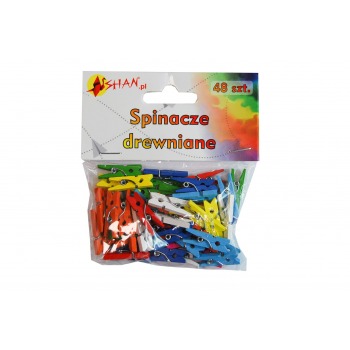 Spinacze drewniane klamerki...