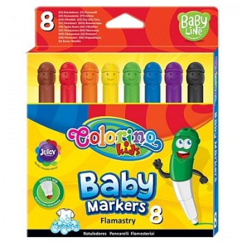 8 farbige Marker Colorino...