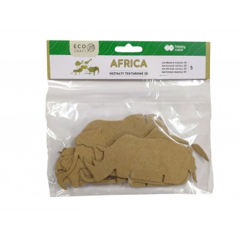 Cardboard shapes 3D AFRICA...