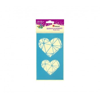 Plastic heart template...