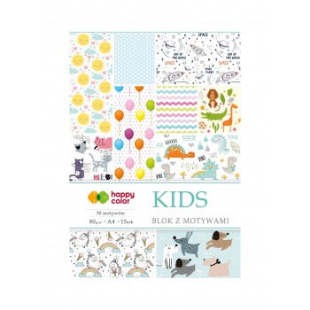 Happy Color A4 block, 80g,...