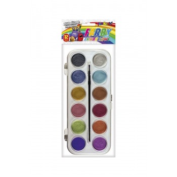 Metallic watercolor paints...