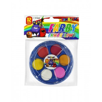 Watercolor paints 12 colors...
