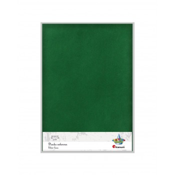 Green velor foam -...