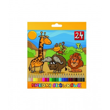 Hexagonal pencil crayons 24...