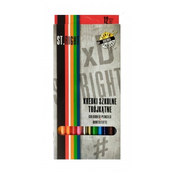 Triangular school pencils,...