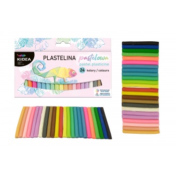 Plasticine 24 colors pastel...
