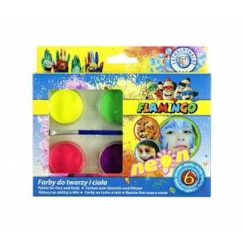 Face paints 6 NEON Flamingo...