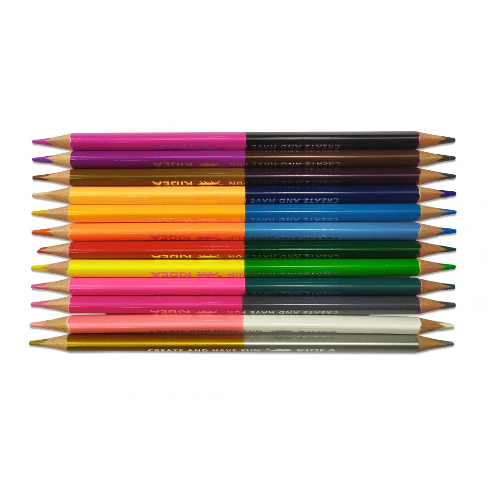 Pencil crayons KEYROAD, traingle, 18pcs, color mix BagStar