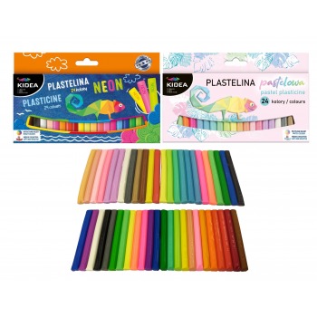 Plastelina 24k Neonowe +...