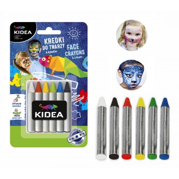 Gesichtsstifte 6 Farben x...