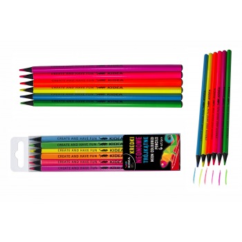 Neon dreieckige Buntstifte...