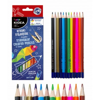Dreieckige Buntstifte in 12...