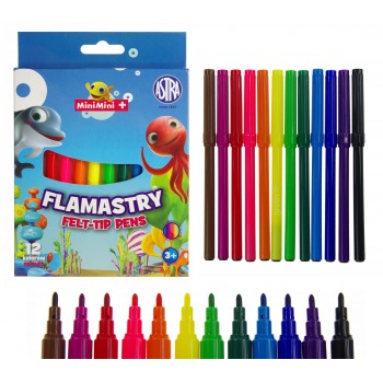 ökoNORM 72002 (Oekonorm) Felt Tip Pen Set, 9 Colours + 1 Eraser Marker, Varied, One Size