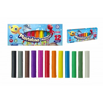 Plasticine 12 colors Mini...
