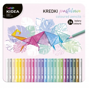 24 pastel colored pencils...